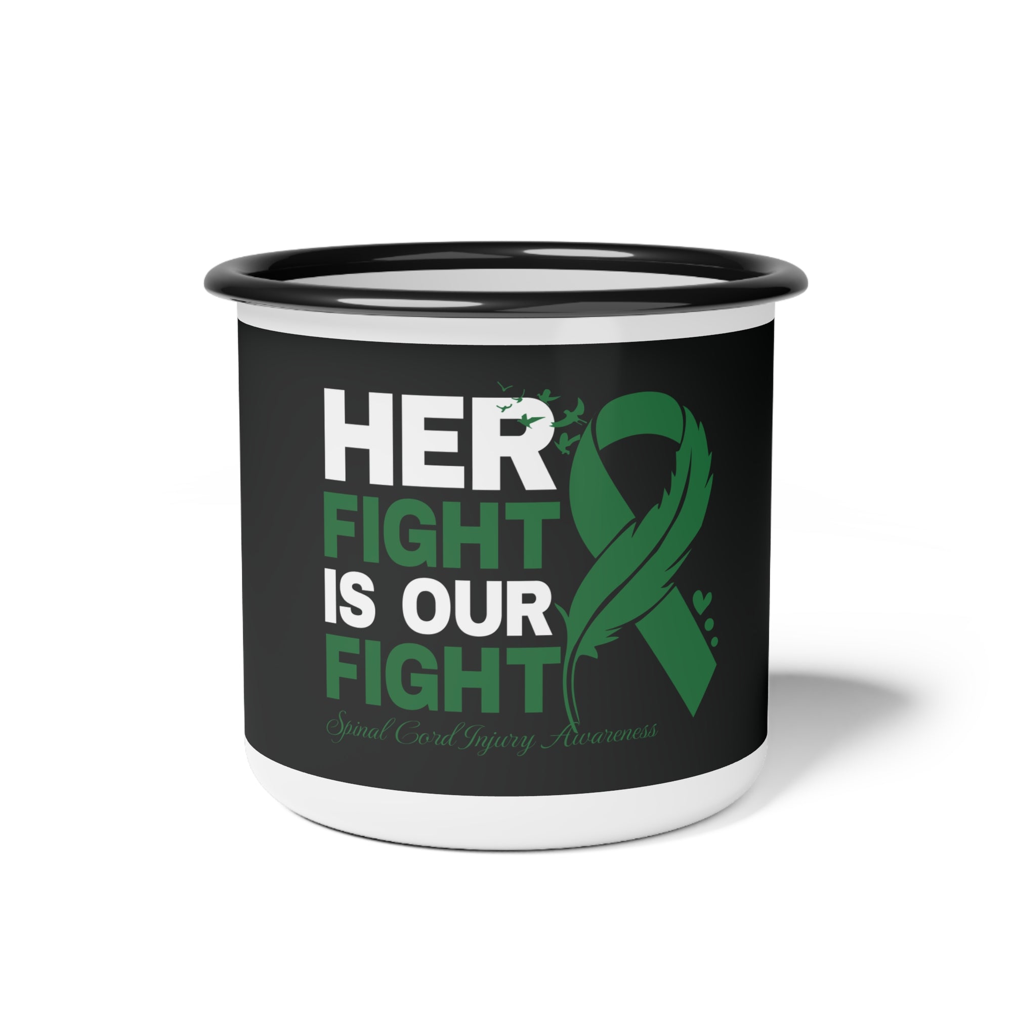 Enamel Camp Cup - Her Fight is Our Fight